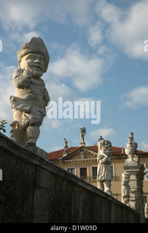 Vicenza (Italien), Villa Valmarana Ai Nani Stockfoto