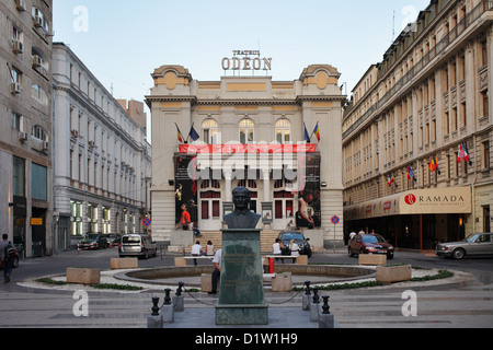 Bukarest, Rumänien, Odeon-Theater (Teatrul Odeon) in der Calea Victoriei Stockfoto