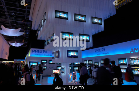 Berlin, Deutschland, Stand von Philips auf der IFA 2009 Stockfoto