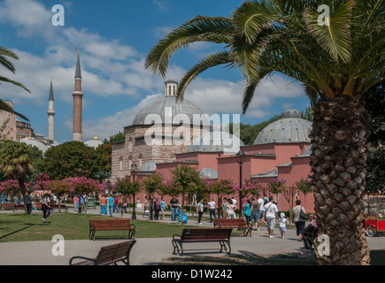 Hagia Sophia und Bäder der Haseki Hürrem Sultan in Istanbul, Türkei Stockfoto