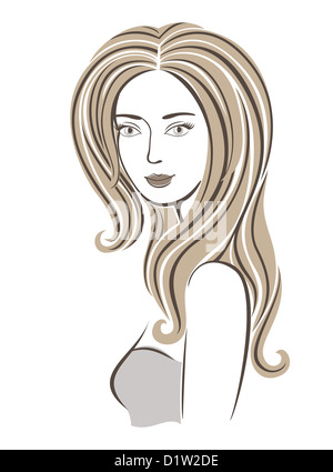 Mode Mädchen Stockfoto