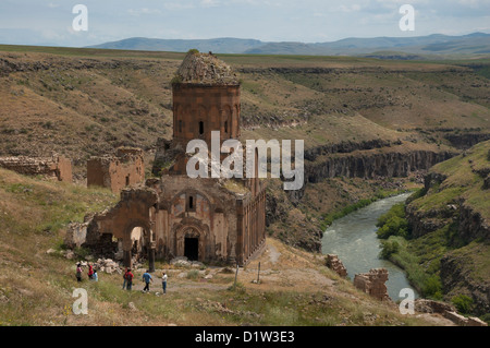 Die Kirche von Str. Gregory von Tigran Honents, Ruinen der mittelalterlichen armenischen Stadt von Ani, Kars, Türkei Stockfoto