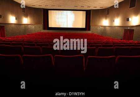 Berlin, Deutschland, leeren Kino in der Adria Filmbuehne Stockfoto