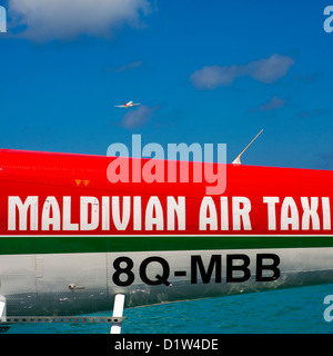 Maldivian Air Taxi Wasserflugzeugen Terminal, Male, Malediven Stockfoto