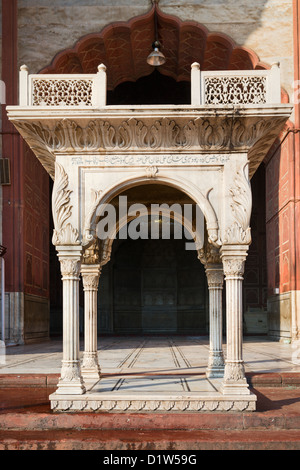 Haupteingang in Jama Masjid Moschee, Alt-Delhi, Indien Stockfoto