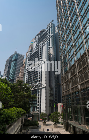 HSBC Bank-Hauptgebäude in Hong Kong Stockfoto