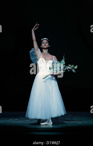 Staatliche Ballett of Georgia "Giselle" am Edinburgh Playhouse durchführen. Führenden Solisten Lali Kandelaki Stockfoto