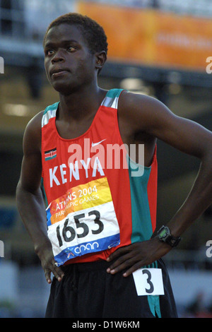 Kenianischer Leichtathlet, Paralympischen Spiele Athen 2004 Stockfoto