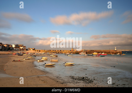 St Ives Hafen Stockfoto