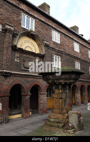 Heilig-Jesus-Spital in Newcastle, England. Stockfoto