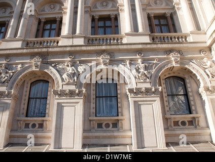 Detail des Foreign and Commonwealth Office wichtigsten Gebäude, Whitehall, City of Westminster, London, England, Vereinigtes Königreich Stockfoto