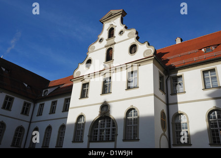 Das ehemalige Benediktinerkloster St. Mang, Füssen, Bayern, Deutschland. Stockfoto