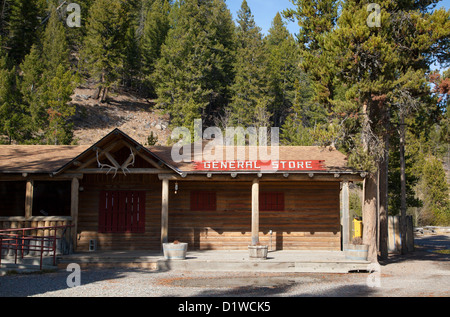 General Store Red Fish Lake, Idaho, Herbst 2012. Stockfoto