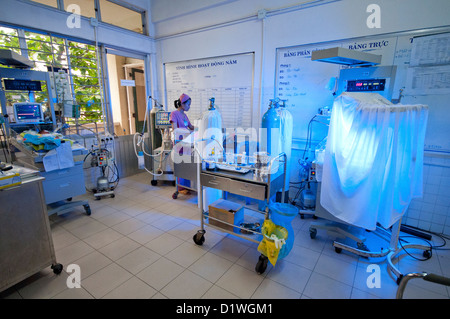 ICU pränatale Ward, Danang, Vietnam Stockfoto