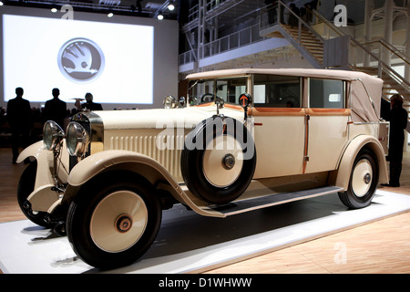 Škoda - Hispano-Suiza 25/100 KS Skoda Auto im Museum Mlada Boleslav Tschechische Republik Stockfoto