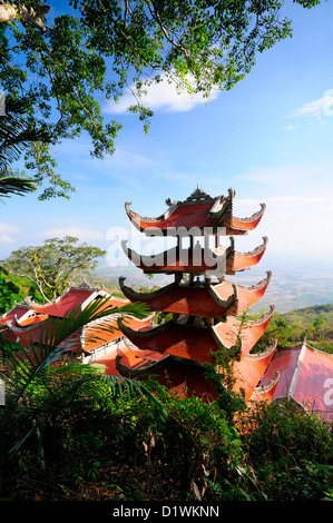 Ta Cu Berg Pagode, Provinz Binh Thuan, Vietnam Stockfoto