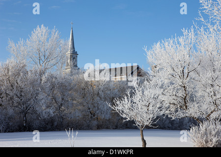 St. Josephs alte Kirche in Forget Saskatchewan Kanada Stockfoto