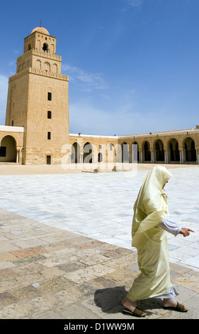 Tunesien, Kairouan, die Sidi Oqba-Moschee-Olso bekannt als die große Moschee Stockfoto