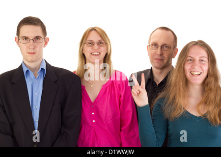 Glückliche Familie Stockfoto