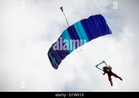 Fallschirm-Displays zu Bristol internationale Ballon-Fiesta 2012 Stockfoto