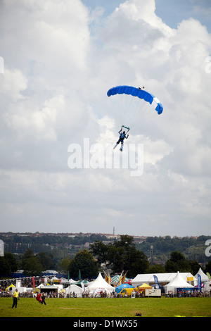 Fallschirm-Displays zu Bristol internationale Ballon-Fiesta 2012 Stockfoto