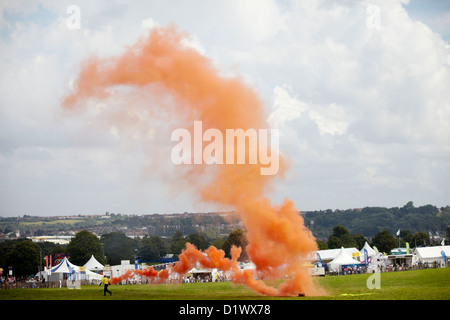 Fallschirm-Displays zu Bristol internationale Ballon-Fiesta 2012 Stockfoto