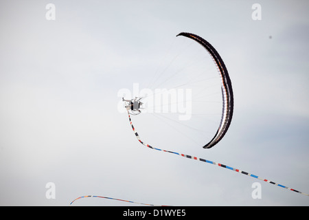 Fallschirm-Displays zu Bristol internationale Ballon-Fiesta 2012 Stockfoto