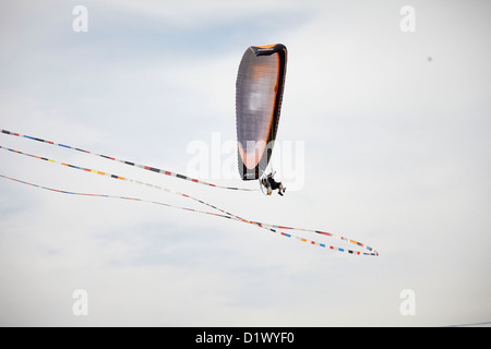 Fallschirm-Displays zu Bristol internationale Ballon-Fiesta 2012 Stockfoto