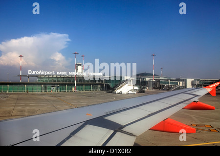 Außenseite von Basel Mulhouse Freiburg Euroairport, Stadt Basel, Kanton Basel Stadt, Schweiz, Europa Stockfoto