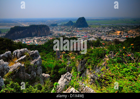 Blick vom Gipfel. Thuy Son, Marble Mountain (ngu Hanh Sohn), Vietnam Stockfoto