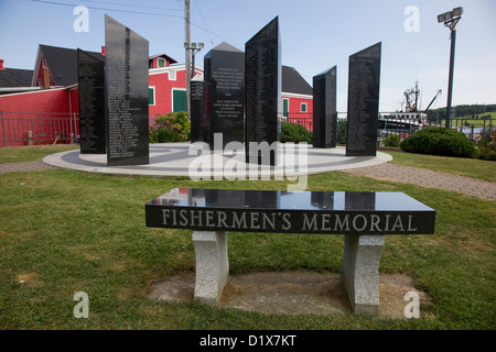 Fischer Denkmal in Lüneburg in Nova Scotia, Kanada Stockfoto