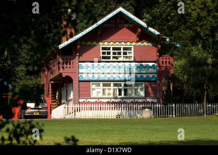 Swiss Cottage in Singleton Park in Swansea, Großbritannien. Stockfoto