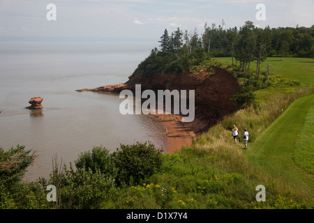 Burncoat Kopf in der Bay Of Fundy, Nova Scotia, Kanada Stockfoto