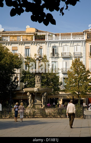 Plaza De La Bib-Rambla Granada Andalusien Spanien Stockfoto