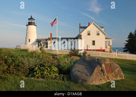 Pemaquid Point LIght, Bristol, Maine Stockfoto