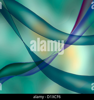 abstrakte blaue Linien Hintergrund Stockfoto