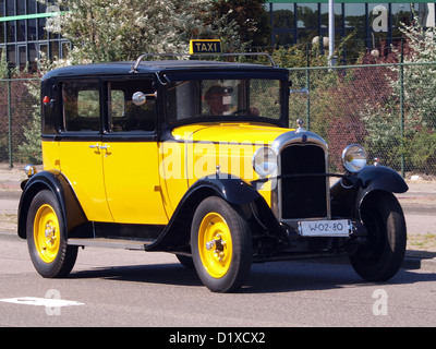 Classic Car Meeting Haarlem Tonnen Oldtimer Verhuur Taxi Stockfoto