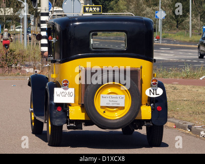 Classic Car Meeting Haarlem Tonnen Oldtimer Verhuur Taxi Stockfoto