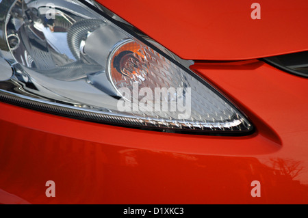 Körper-Detail von einem 2012 UK Ford Fiesta Modellauto. Stockfoto