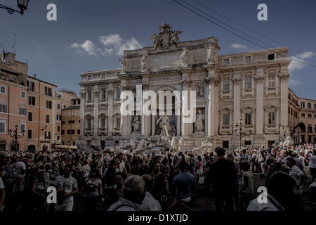 Der Trevi-Brunnen, Rom, Italien Stockfoto