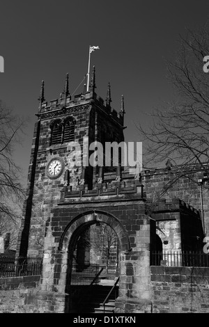 Kirche St. Edwards, in der Marktstadt von Lauch, Staffordshire, England, UK. Stockfoto