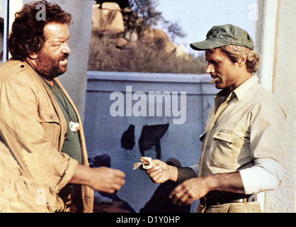 Das Krokodil Und Sein Nilpferd Io Sto Con Gli Ippopotami Bud Spencer, Terence Hill Tom (Bud Spencer), dimmed "Das Nilpferd" Stockfoto