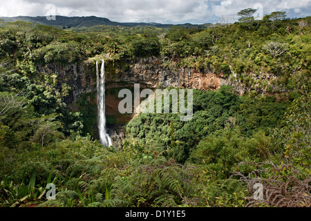 Chamarel Wasserfälle, Chamarel, Mauritius, Indischer Ozean, Afrika Stockfoto