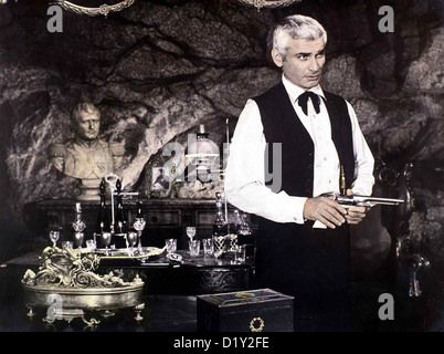 Der Nationalsozialist Von Kansas Sklaverei, Jeff Chandler Der Ehrgeizige Bandenchef Luke Darcy (Jeff Chandler) Versucht Mit Liste unf Stockfoto