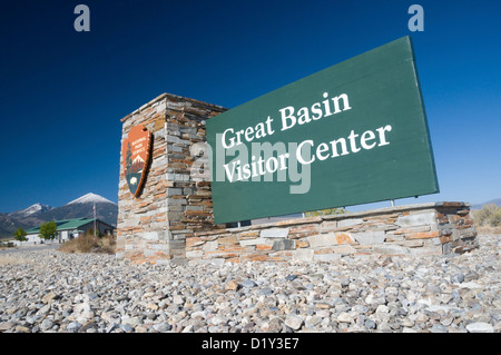 Die Great Basin Visitor Center im Great Basin National Park, Nevada. Stockfoto