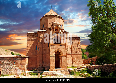 10. Jahrhundert armenische orthodoxe Kathedrale des Heiligen Kreuzes auf der Insel Akdamar, Vansee Türkei 63 Stockfoto