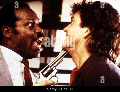 Lethal Weapon - Zwei Stahlharte Profis tödliche Waffe Danny Glover, Mel Gibson Doch Langsam Verliert Auch Murtaugh (Danny Stockfoto