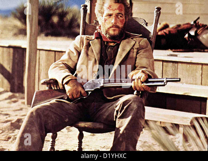 Das War Roy Bean Life Times Judge Roy Bean, Paul Newman Der Gesuchte Räuber Roy Bean (Paul Newman) Ernennt Sich Nach einigen Stockfoto