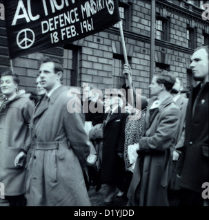 Bertrand Russell Logiker Mathematiker Historiker Gesellschaftskritiker Antikriegs Aktivist nukleare Abrüstung humanitäre März Stockfoto