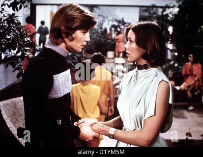 Flucht Ins 23. Jahrhundert Logans laufen Michael York, Jenny Agutter Nach der Weltvernichtung Leben sterben Wenigen wollte Stockfoto